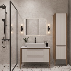 Зов Шкаф-пенал Валенсия 45 камень – фотография-2